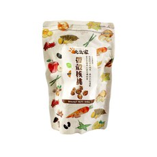 元氣家 帶殼核桃, 低溫烘焙, 無鹽調味, 不添加防腐劑, 200g, 1包
