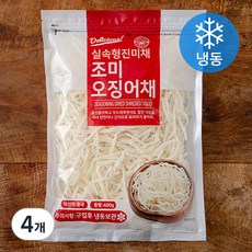 해맑은푸드 조미오징어채 실속형진미채, 400g, 4개