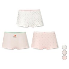 unifriend 女童款櫻桃莫代爾棉四角內褲 3件組