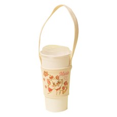 Disney 迪士尼 帆布飲料杯套 CA660B-8, 瑪麗貓, 1個