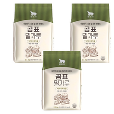 곰표 박력다목적용 밀가루, 2.5kg, 3개