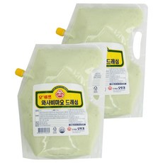 OTTOGI 不倒翁 O'Chef 芥末美乃滋, 2kg, 2包