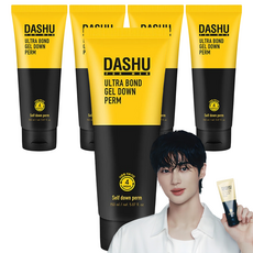 DASHU 男性強力壓貼燙髮膠組, 150ml, 5組