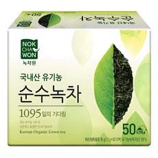 녹차원 유기농 순수녹차, 1.2g, 50개입, 1개 1.2g, 50개입, 1개