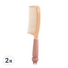 더웨일 마카롱 깜찍 애니멀 빗 3개 핑크토끼 상품 이미지