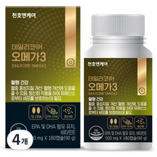 Dailycore Omega-3, 90g, 180顆, 4個
