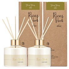 살림백서 라이스 앤 허브 디퓨저, 일랑일랑, 200ml, 4개