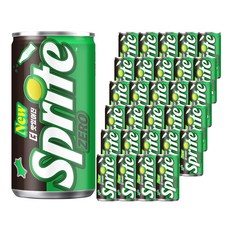 스프라이트 제로 사이다, 190ml, 60개