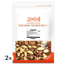 고미네 브라질너트, 500g, 2개