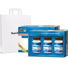 뉴트리디데이 플러스 칼슘앤비타민D 선물세트 3개입 + 쇼핑백, 180정, 1박스