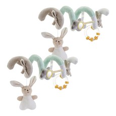 Chicco 甜蜜小兔環繞玩具，0個月以上，可環繞於推車或嬰兒床, 2個