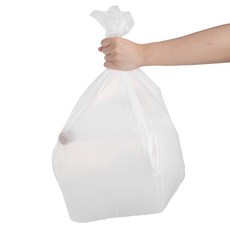 코멧 배접 쓰레기 비닐봉투, 화이트(55x79cm), 50L, 100매