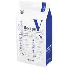 유한양행 Recipe V 강아지 처방식사료, 유리너리(비뇨계), 1.2kg, 1개