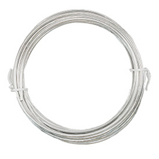 手工藝色彩鐵絲 3mm, 01銀色, 1個