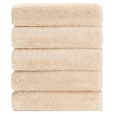 하비티 프리미엄 수건 200g, 베이지, 5개