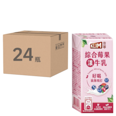 KLIM 克寧 綜合莓果漾牛乳 24入, 198ml, 24瓶