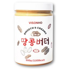 비소뉴 크리미 땅콩버터, 1개, 500g