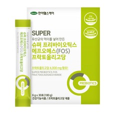 한미헬스케어 슈퍼 프리바이오틱스 FOS 유산균, 6g, 30개