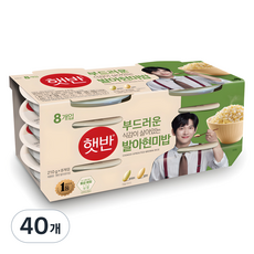 햇반 발아현미밥, 210g, 40개