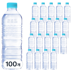 가야 G워터 생수 무라벨, 100개, 500ml