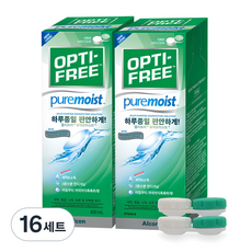 옵티프리 퓨어모이스트 렌즈세정액, 420ml, 16세트