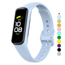 Galaxy Fit 2矽膠多彩錶帶 43mm FIT2, 寶貝天空