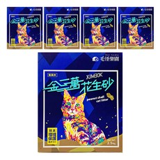 Beast Paradise 毛怪樂園 金三萬KIM30K 花生殼貓砂, 2.5kg, 脫臭, 環境保護, 低粉塵, 藍風鈴, 5盒