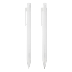 MUJI 無印良品 半透明管自動筆, 0.5mm, 2支