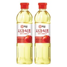 백설 사과식초, 900ml, 2개