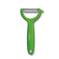 VICTORINOX 瑞士維氏 削皮刀，大面積軟皮削皮器，不鏽鋼刀刃, 綠色, 1支