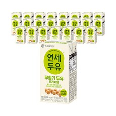 연세두유 무첨가 두유 오리지널, 190ml, 24개