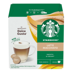 STARBUCKS 星巴克 拿鐵咖啡膠囊 咖啡膠囊5.5g 6顆 + 牛奶膠囊16g 6顆, 21.5g, 12顆, 1盒