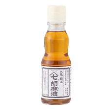 九鬼 純正山七胡麻油, 嚴選芝麻焙炒壓榨，麻油醇厚，香氣溫和，適合和食、天婦羅、炸物, 170g, 1瓶