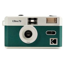 KODAK 柯達 復古底片相機 Ultra F9 Film Camera, 入門玩家首選，送禮自用皆宜，支援135彩色和黑白底片，31mm定焦鏡頭, 1個