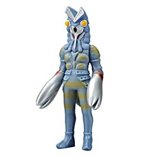 BANDAI 超人力霸王怪獸軟膠 01 巴爾坦星人, PVC材質, 高度約14公分, 1個