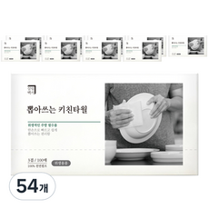 살림백서 뽑아쓰는 키친타올, 54개, 100매입