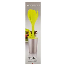 XD-Design Tulip 鬱金香沙拉拌匙組 - 綠色, 1組