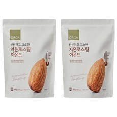 ORGA 저온로스팅 아몬드, 300g, 2개 300g, 2개