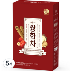 우리차 송원식품 쌍화차 50p, 15g, 50개입, 5개