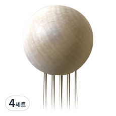 라이페닝 우드볼 꼭꼬핀 2개입, 4세트