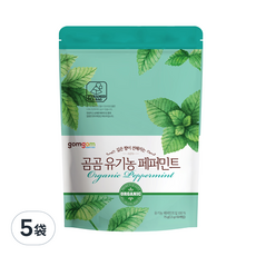 gomgom 薄荷茶, 1.5g, 50包, 5袋