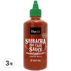 타이시아 스리라차 핫칠리소스, 500g, 3개