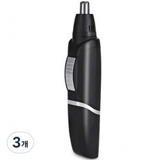 KEMEi Loimaster防水電動鼻毛去除器整理器, 科美-511, 黑色, 3個