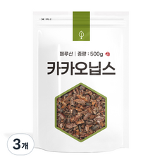 자연초 카카오닙스, 500g, 3개