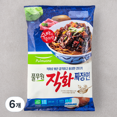 풀무원 직화짜장면 2인분, 660g, 6개
