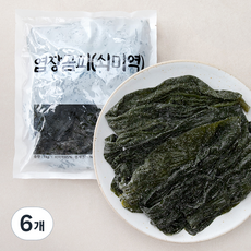 염장 곰피 쇠미역, 1kg, 6개