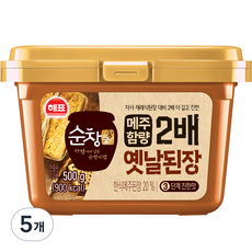 해표 순창궁 옛날된장, 500g, 5개