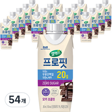 셀렉스 프로핏 우유단백질 모카 초콜릿, 250ml, 54개