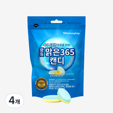 광동 맑은365 캔디, 35g, 4개