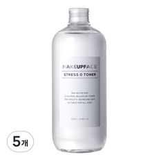 네이크업 스트레스제로 닦토 대용량 스킨 토너, 500ml, 5개